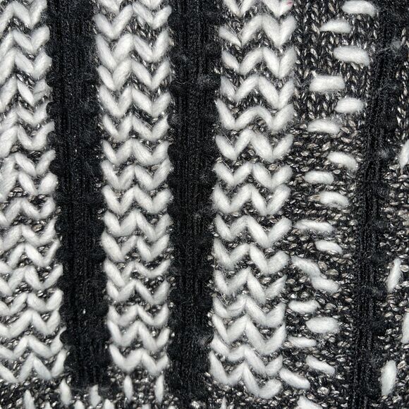 Chico's Geneva Glitz Cardigan Embellished Metallic Black Sweater Size 3 / L NWT - Picture 3 of 6